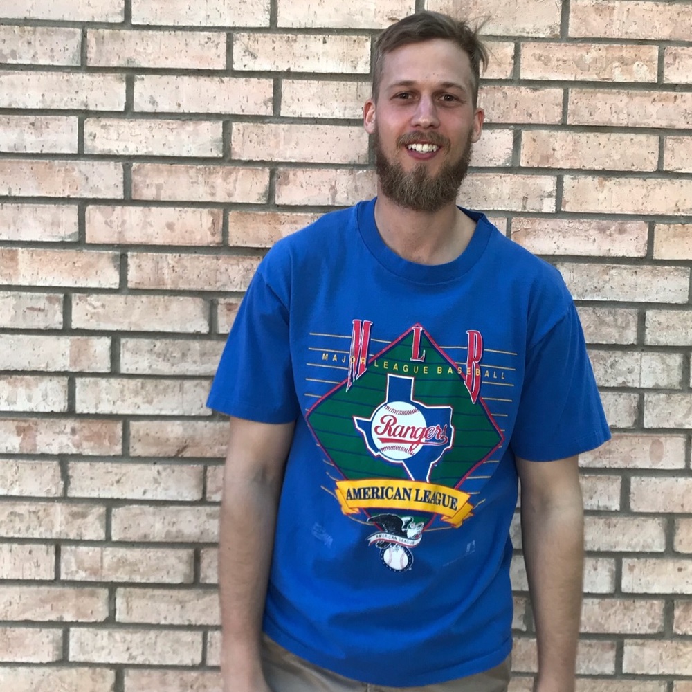Texas Rangers Vintage 1992 MLB Baseball Shirt